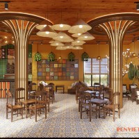 Thiết kế nội thất quán cafe Anh Chung- Điểm nhấn độc đáo và hấp dẫn